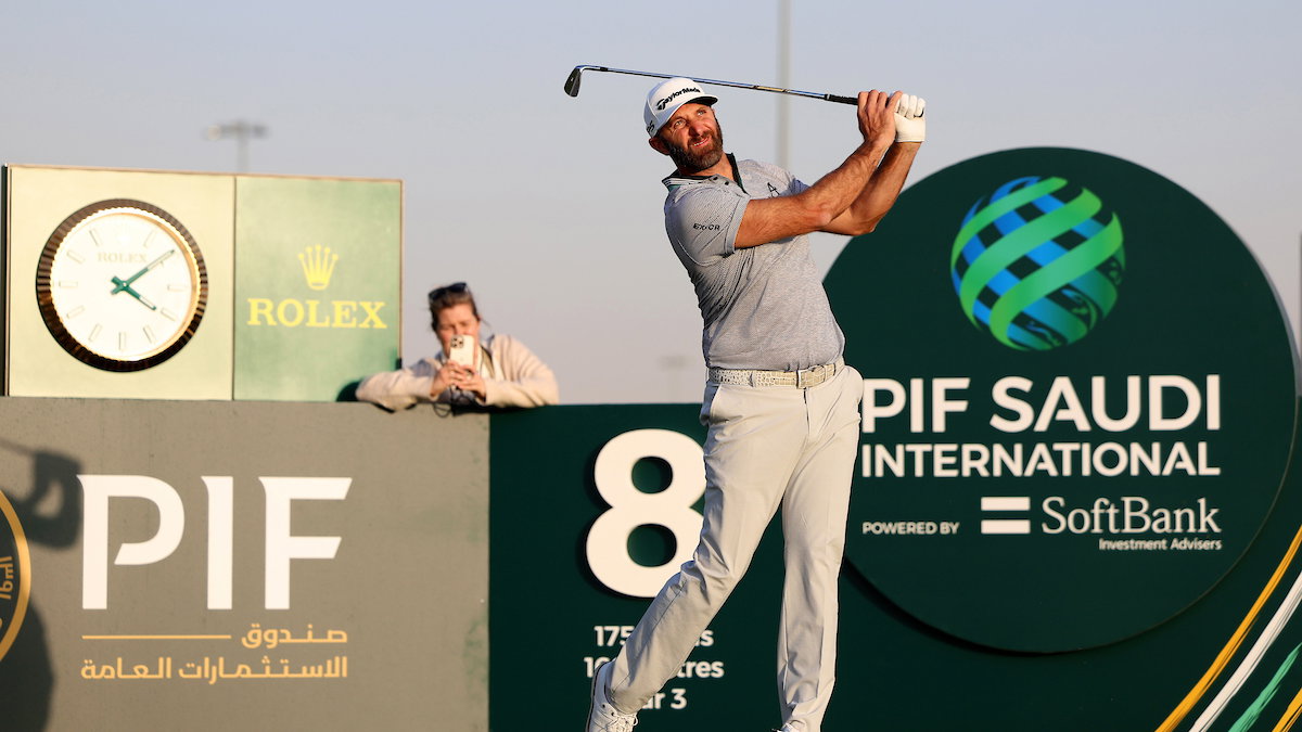 Dustin Johnson is a Golf Saudi ambassador